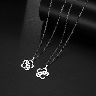 elegantne poslovne haljine: Pendant necklace, Material: Stainless steel — 3