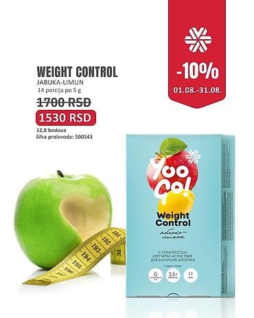 Yoo Go! Weight Control – Jabuka/Limun - Ukus: jabuka–limun - Format