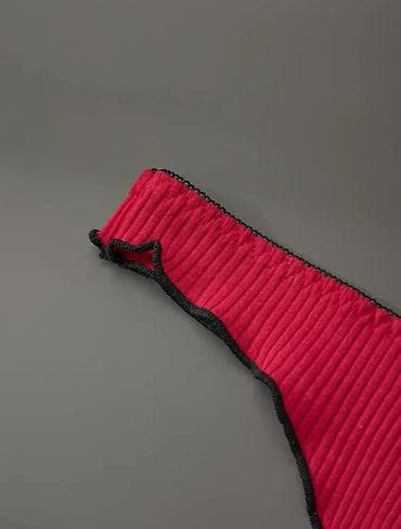 nike siva trenerka zenska: Ribane ženske tange – set od 2 komada - Dizajn: minimalističke tanga — 3