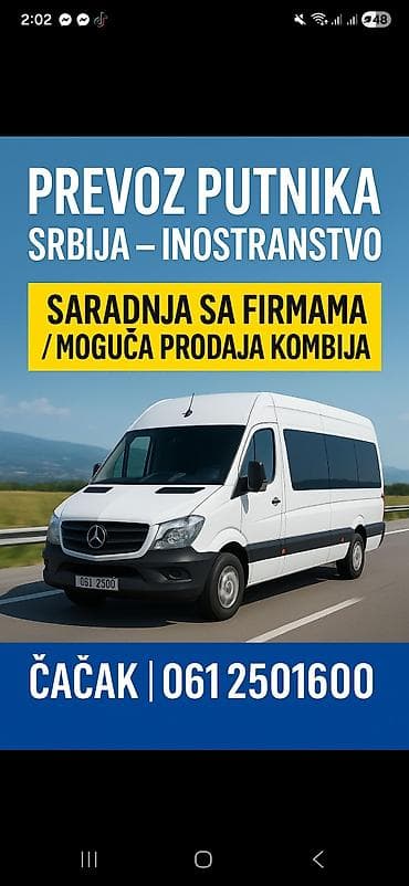 Sweatpants: Prevoz putnika 8+1 – Srbija i inostranstvo - Transferi sa aerodroma - — 2