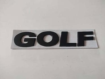 fiat bravo 2: NATPIS GOLF CRNI ZA VOLKSWAGEN GOLF 6, GOLF 7 | Natpis na gepek — 1