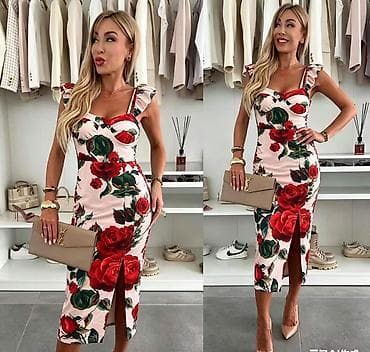 karo haljina: Ženska midi haljina s cvetnim printom
2400 din — 1