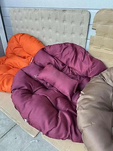 dormeo jorgani i jastuci: Veliki okrugli jastuci/puf fotelje sa jastučetom za potporu odgovaraju — 1