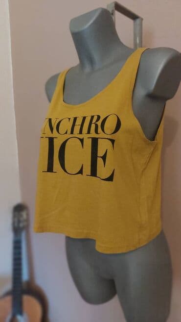 h: M (EU 38), Cotton, Print, color - Yellow — 4