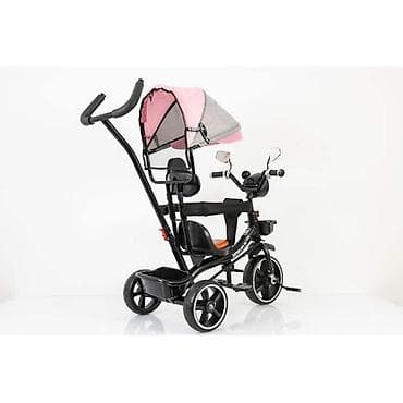 auto na daljinski za decu: Tricikl WB-686 Dečija tricikla sa tendom i pedalama pruža savršenu — 4