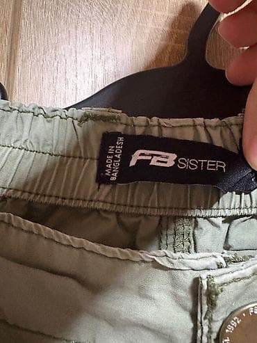 bunda e: FB Sister ženske cargo pantalone - Model: cargo, siroke nogavice - — 2