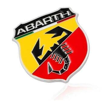 Tuning oprema: ABARTH logo ABARTH logo-amblem, metalni Dimenzije su približno 5,5 X — 1