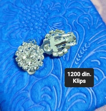 desigual torbe nova kolekcija: Clip-on earrings, Material: Crystal — 2