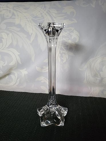 led svecnjak: Nov nemacki kristal svecnjak cvet iz 80ih.god. Svecnja nemacki,pun — 8