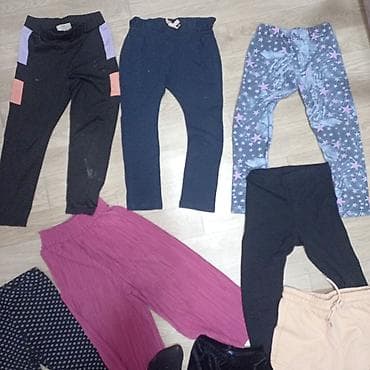 sandale za vodu: Paket dečjih helanki i pantalona za devojčice – razni modeli i dezени — 4