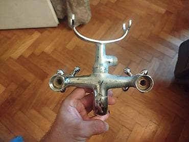 jisk ogledala: Stara retro baterija slavina za kupatilo kadu vintage Nepoznato — 9