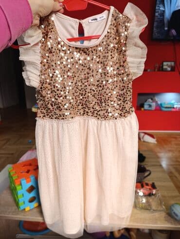 teksas haljine za devojcice: Bundle: Dresses, Shirts, Skirts, For girls, age: 7-8 years — 5