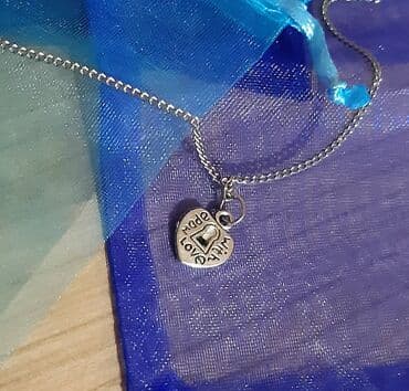 adidas samba srebrne: Pendant necklace, Material: Stainless steel — 30