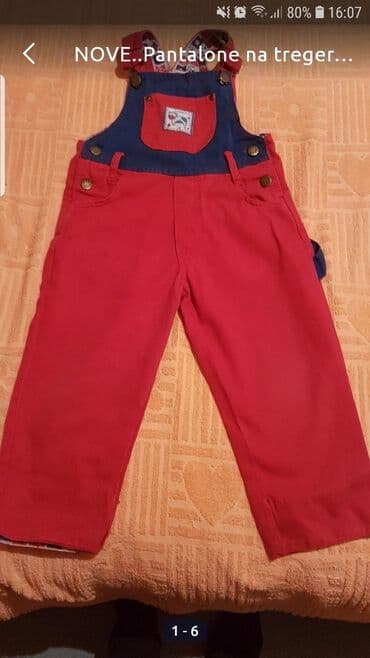 bebi odeca za devojcice: 104-110, color - Red — 1