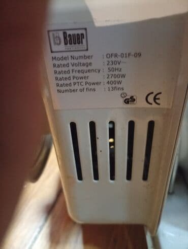 Donji delovi trenerke: Ulje­ni radijator na točkićima - Tip: električni uljni radijator sa — 6