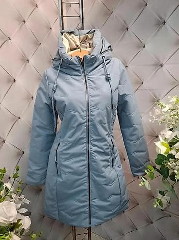 bpc jakne: Ženska zimska jakna sa kapuljačom - Duži kroj do sredine butine — 1