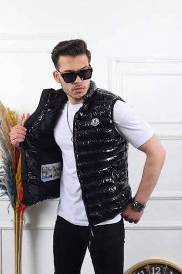 prsluci sa krznom: Prsluk, XL (EU 54), Moncler, bоја - Crna — 4