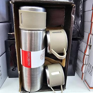 Termos set za toplo i hladno napitke - Materijal: nerđajući čelik sa