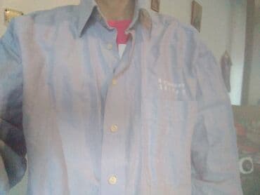 q a ceramide krema: Shirt Long sleeves, 2XL (EU 56), color - Light blue, Cotton — 1
