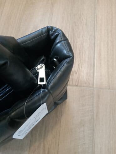 crne torbice sa lancem: Elegant purse, Lc Waikiki, Material: Poliuretan — 3