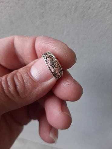 Belts: Prsten stari srebran 900 finoce pravo srebro prsten je velicine 18 m.m — 4