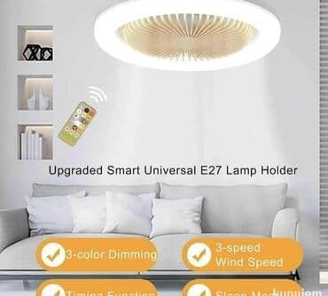 polovne sivace masine novi pazar: Plafonski Led Luster Ventilator 30W NOVO! 2390 din Led luster — 2