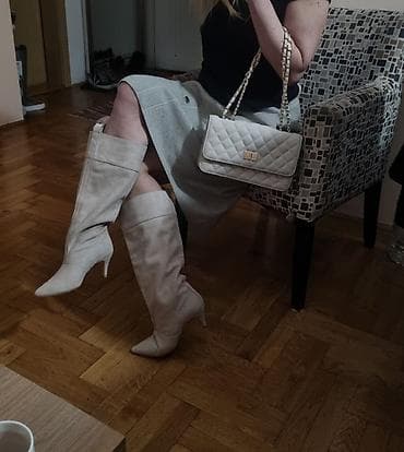 liba cizme: Čizme, 38, bоја - Bež — 1