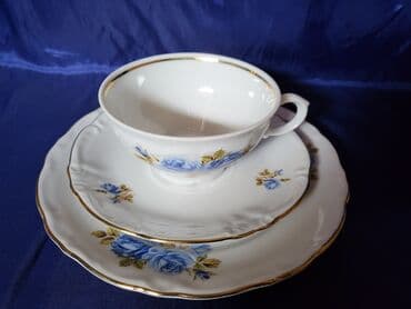 porcelanske solje za caj: Porcelanski set,vintaz winterling Bavaria. Set je perfektan. sve — 5