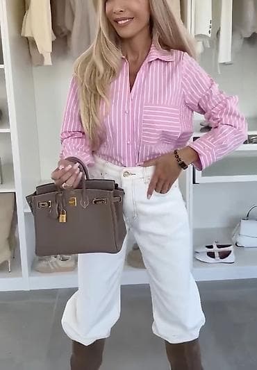 mint sako: 🔥Prugasta košulja sa dugmadima – ženska
✅2300
Din — 1