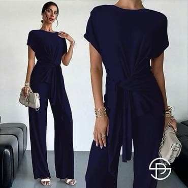 forma ideale beograd extra centar: Damski dvodelni komplet – elegantna bluza i pantalone sa širokim — 5