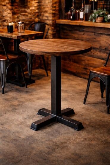 ormar puno drvo: Set visokog barskog nameštaja – metal/drvo - Komplet obuhvata: 1 — 1