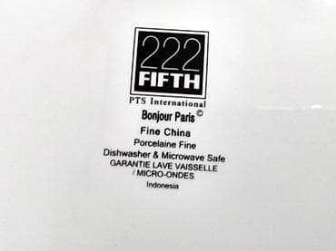 neobicne solje za kafu: XL šolja sa tanjirom – 222 Fifth (PTS International), serija “Bonjour — 2