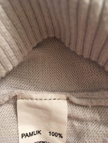 dresovi po zelji: Odličan polo džemper, svetlo sive boje, L veličina, 100% cotton — 4