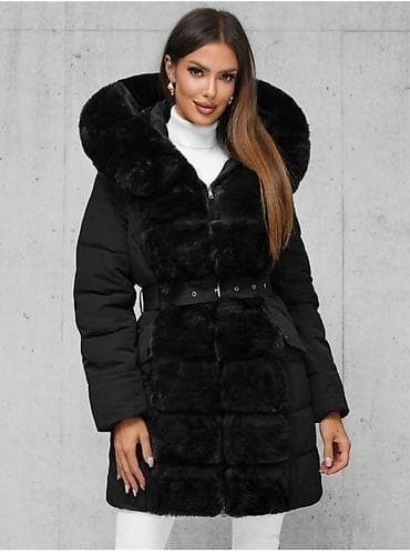 lace front perike: SNIŽENJEE!!! 🔥 Zimska jakna – veličina XL – 4100 din Elegantna crna — 1