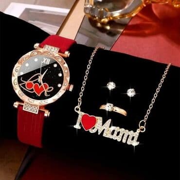 win win satic smartic: Set: Earrings, Bracelet, Necklace, Material: Stainless steel — 16