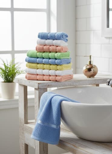 stolovi od metala: Peškir za ruke, Jednobojni — 1