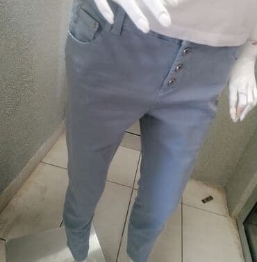 džeparice pantalone: L (EU 40), High rise, Straight — 2