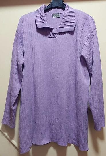 muski dzemperi cena: Ženski džemper UNDICI by P.A.R.O.S.H. - Boja: svetloljubičasta (lila) — 1