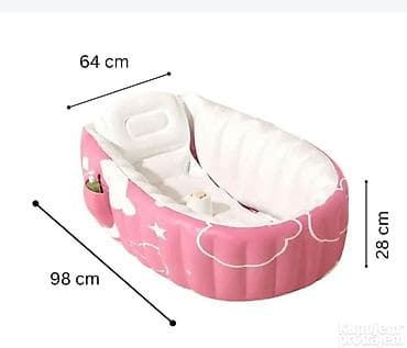 lidl camac na naduvavanje: Naduvna kada za bebe – Leedssooy 13001 - Dimenzije: 98 x 64 x 28 cm - — 2