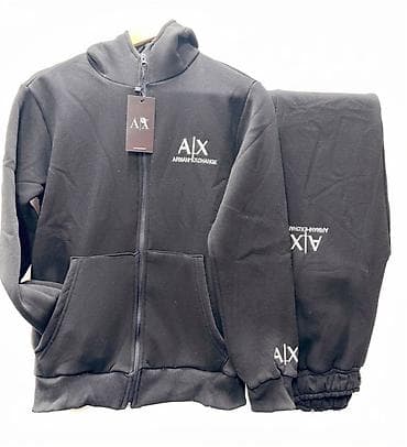 zar deo odece: Trenerka Armani Exchange, bоја - Crna — 1