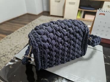 bela kozna torba: Shoulder bag, Material: Canvas — 3