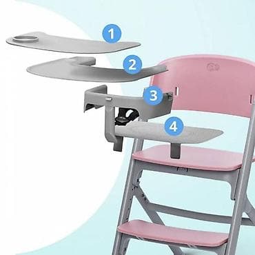 Hranilice: KINDERKRAFT STOLICA ZA HRANJENJE LIVY ASTERN PINK (Šifra proizvoda — 3