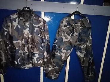 crveni komplet pantalone i sako: VOJNICKA KABANICA NOVA KOMPLET MASKIRNA JAKNA I PANTALONE | Cene — 7