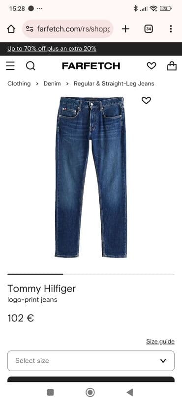 calzedonia helanke cena: Tommy Hilfiger muške farmerke – slim fit/stretch model - Kroj — 2