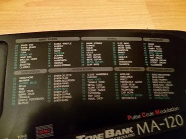 otkup muzičkih instrumenata: Casio ToneBank MA-120 PCM klavijatura Stari sintisajzer, iz — 2