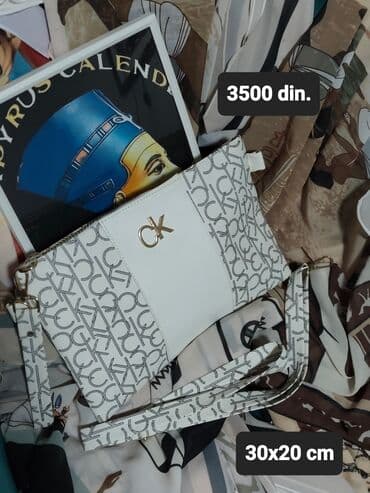 Torbe: Torba za rame, Calvin Klein, Materijal: Veštačka koža — 1