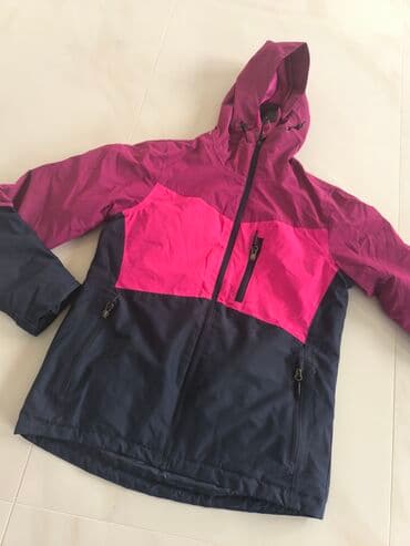 Women's Clothing: Ženska zimska/ski jakna – roze/tamnosiva, sa kapuljačom - Sportska — 2