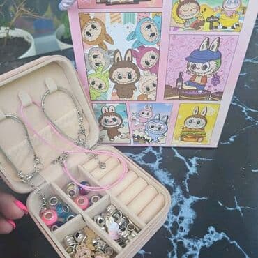 Jewellery: I. 12. Labubu pandora set Brainrotovi set Stitch set 2599din ✅Set — 8