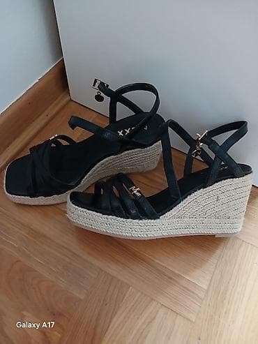 hermes kais: MEXX ženske sandale na platformu/espadrile - Boja: crna, sa — 3