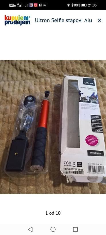 Ultron Selfie štapovi Alu – komplet za fotografisanje - Teleskopski na lalafo.rs Ultron Selfie štapovi Alu – komplet za fotografisanje - Teleskopski